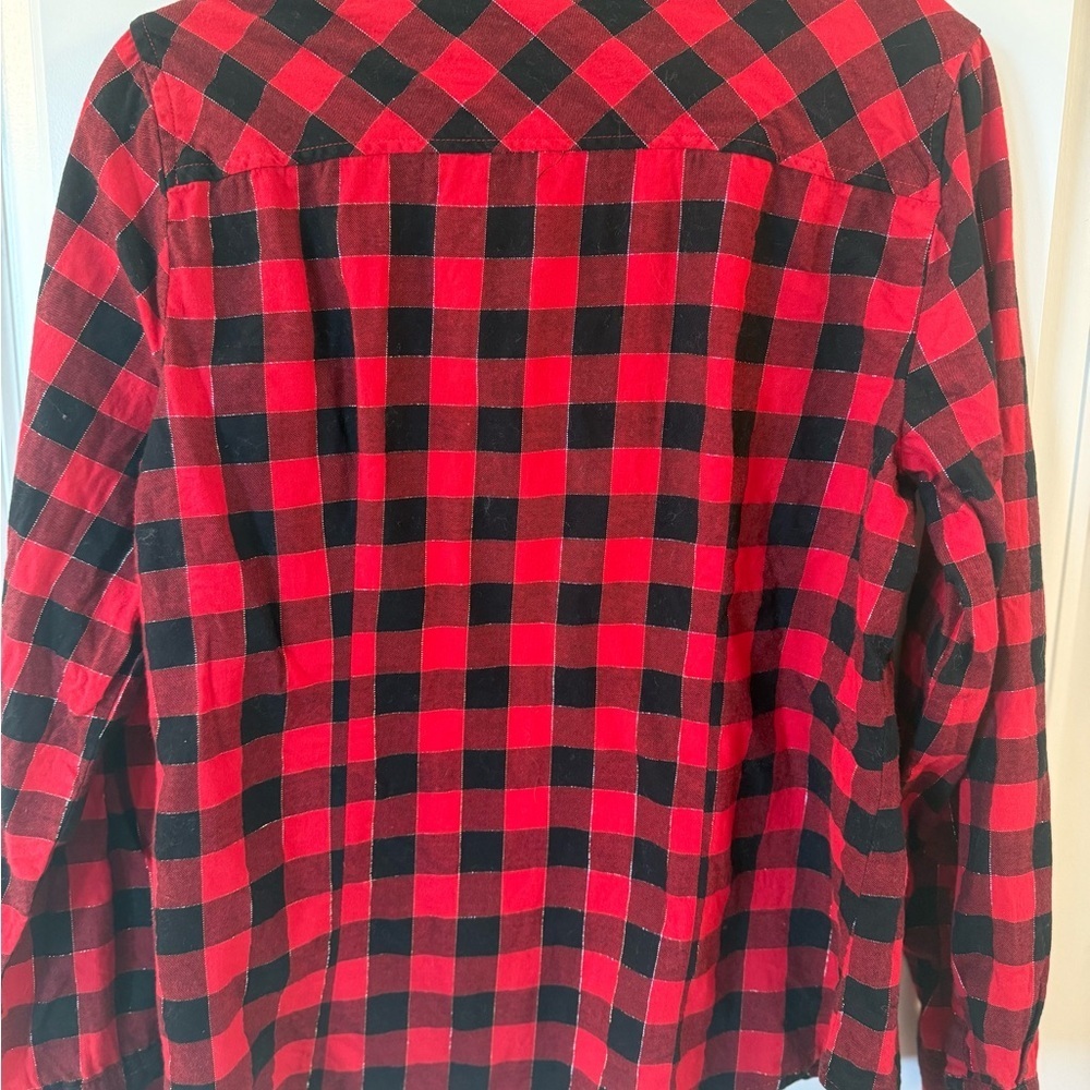J. Crew women’s flannel - Picture 7 of 8